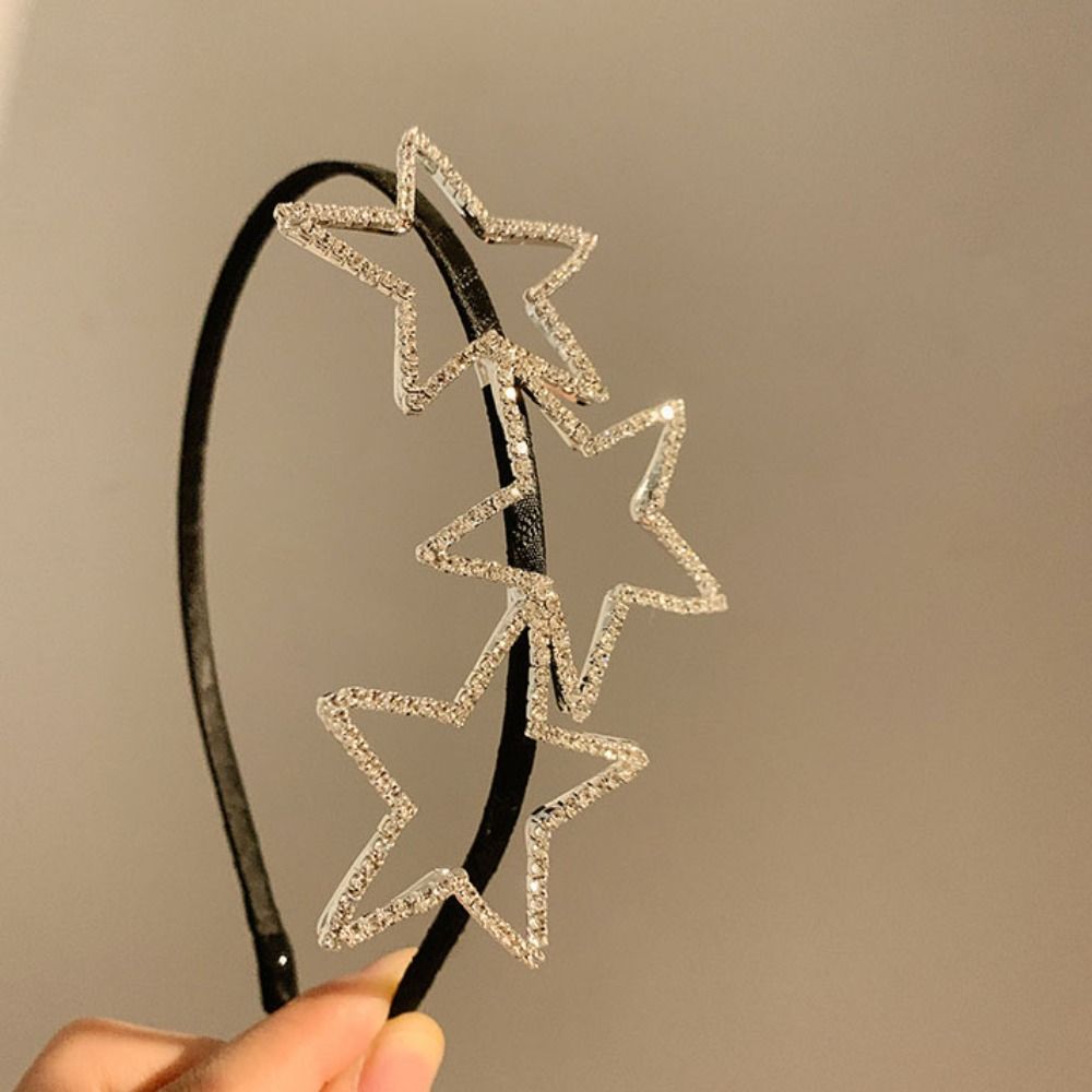 Hollow Pentagram Star Headband Star Hair Hoop Sweet Pentagram Hairband Party