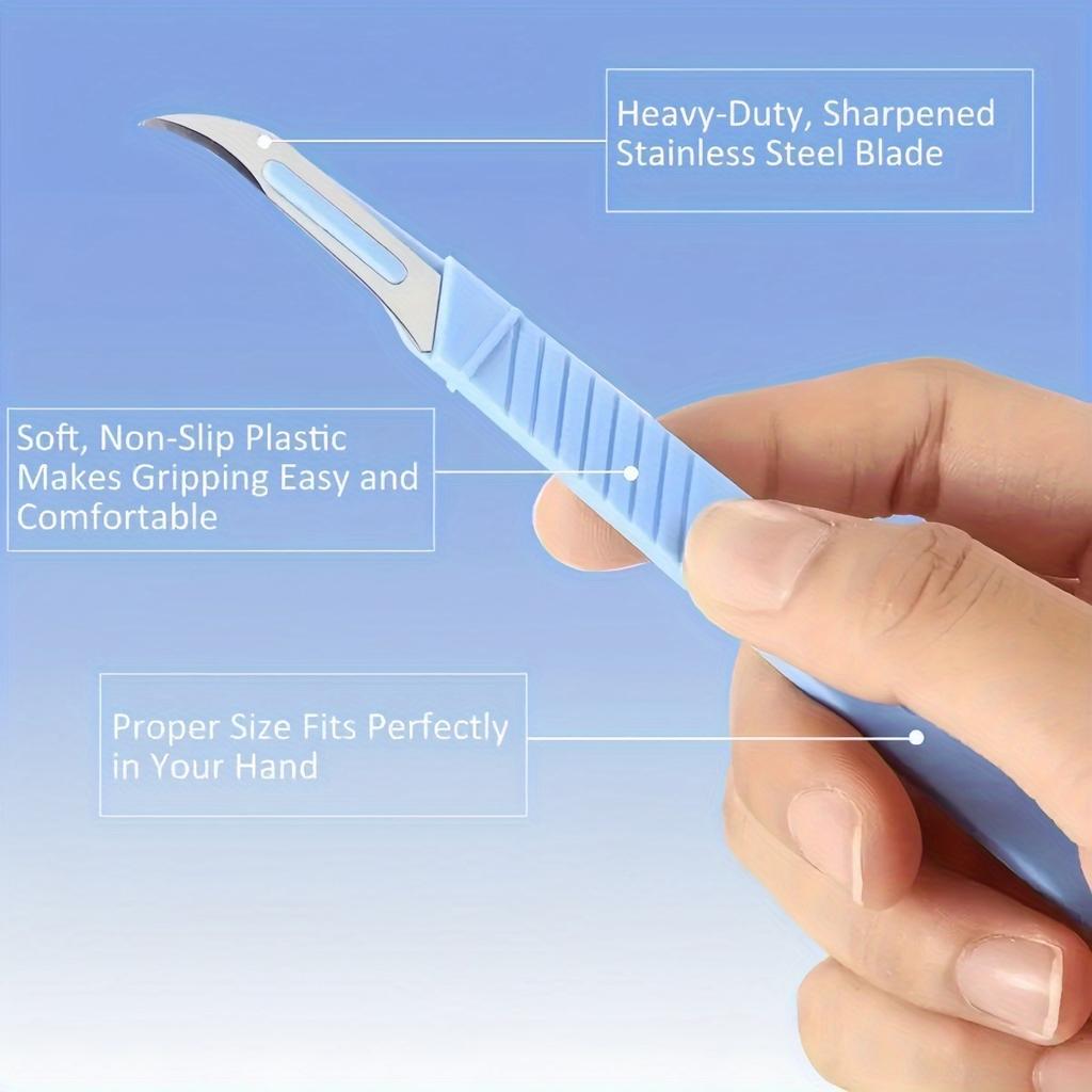 4pcs Blue Sewing Seam Ripper Set with Thread Cutter, Handle Needlework Tool and Scissors - Essential DIY Sewing Craft Tools