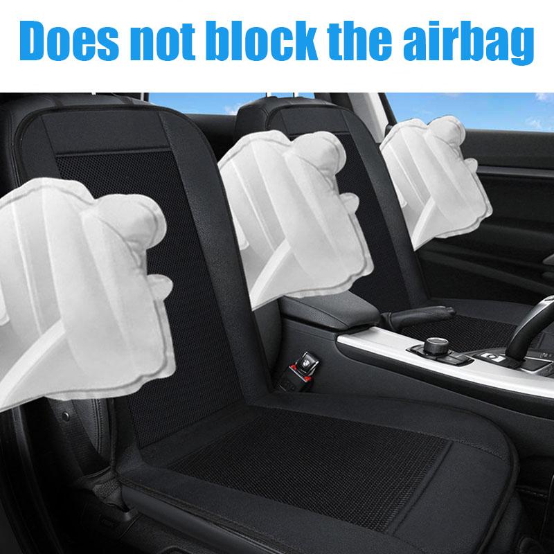 Car Summer Cooling Air Vent Seat Chair Cushion Cool Cover With Fan DC 12V Fast Blowing Ventilation Car Seat Cooler Pad Fan