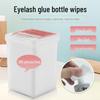 Eyelash Glue No-Clog Cleaning Cloth & Residue-Free Nail Polish Remover Pads