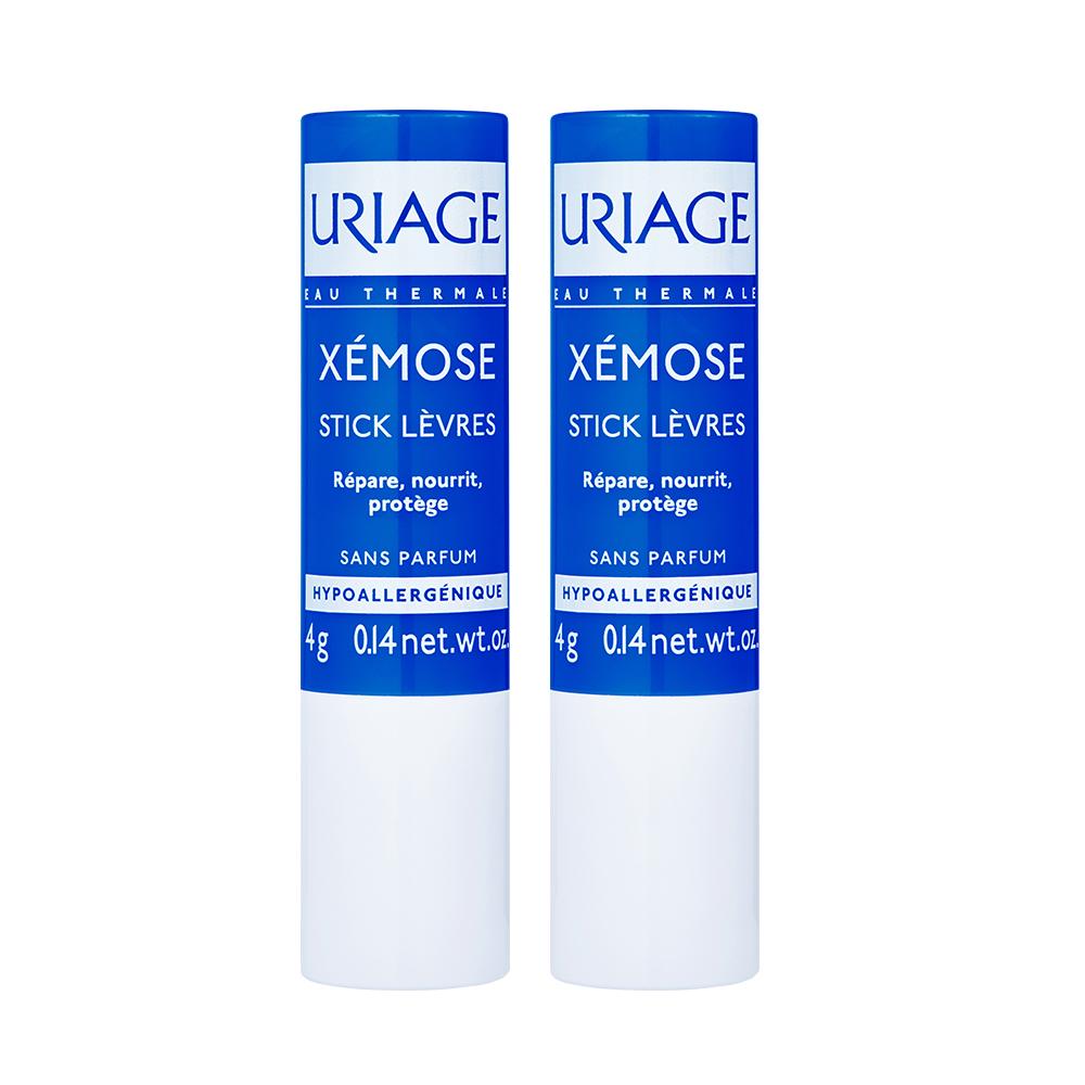 Uriage Xemose Стик для губ 4г Без отдушек (2pcs) - Увлажнение губ, корейское