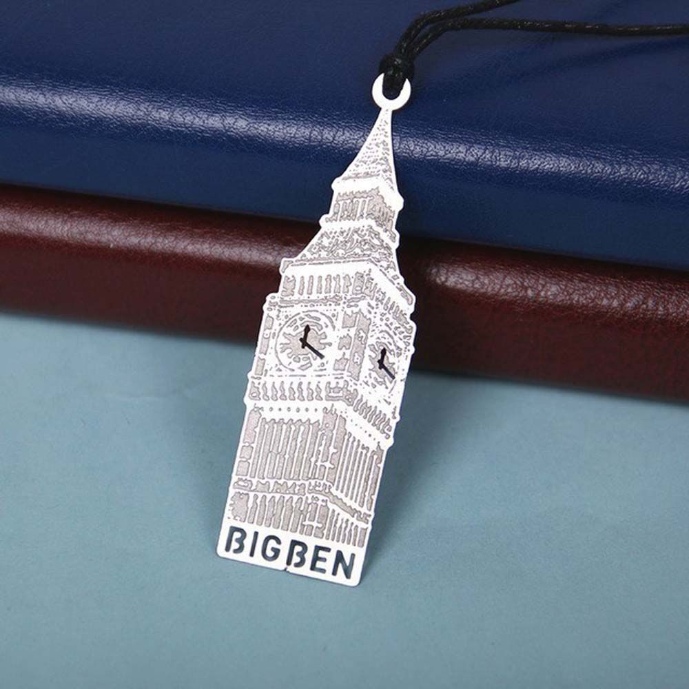Clips Statue of Liberty Metal Modeling Eiffel Tower Big Ben Bookmark Mark Page European Bookmark