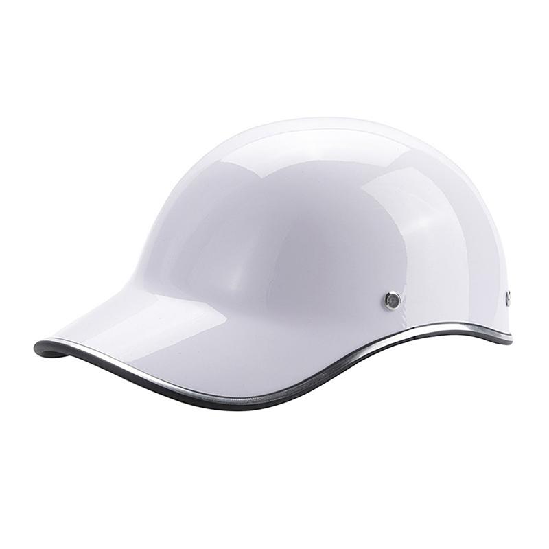 1 шт., бейсбольная кепка, стильная мотоциклетная полушлем, защитная каска для кафе Racer Chopper Scooter, винтажная летняя кепка с половиной лица