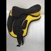Yellow Treeless Freemax Synthetic Horse Tack Saddle + Girth, All Sizes For Horse