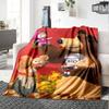 Masha Bear Adventure Flannel Blanket Super Soft Warm Cozy Blanket For Sofa Bed Office Travel Allseason Home Decor Gift