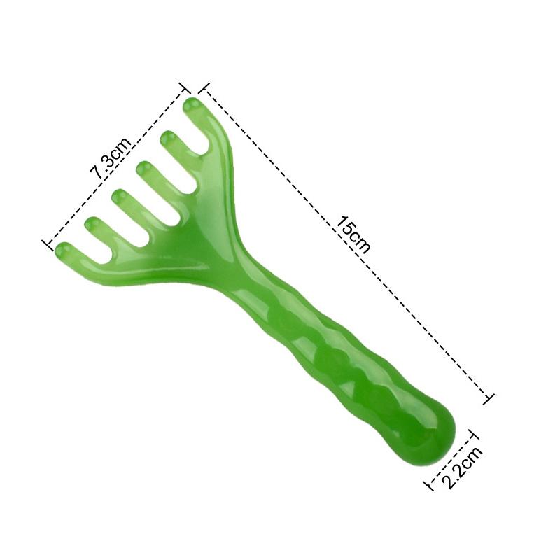 Head Massager Resin Deer Antlers Scalp Massage Gua Sha Head Relax Relief Stress Improve Sleep Scalp Scraping Massager