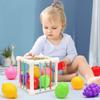 Sensory Development Shape Sorter Cube Baby Toys Colorful Fruits Sorting Game  Parent Child