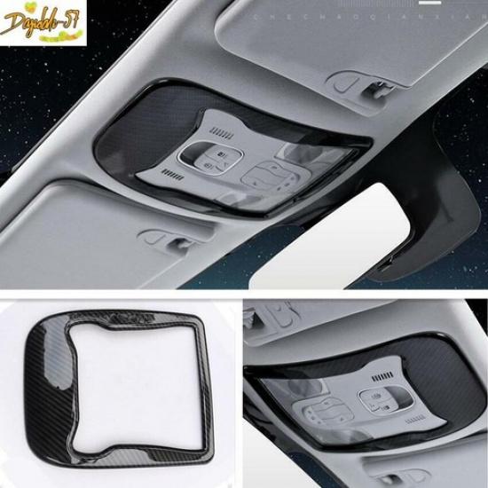 ABS Carbon Fiber Front Reading Light Lamp Cover Trim For 2015- Jeep Renegade