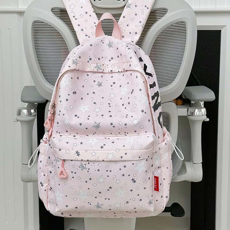 OGAR Star Print School & Laptop Backpack