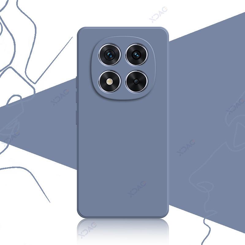 Роскошные двухслойные чехлы для Redmi Note 14 Pro 5G с полной защитой от ударов, задняя крышка RedmiNote14Pro Square Liquid Silicone Coque Shield