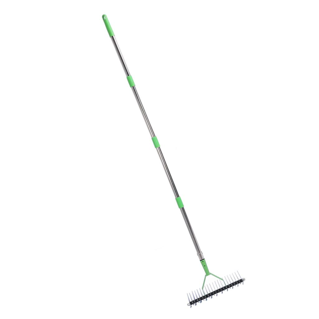 Грабли для соломы, газон, соломорез, нержавеющая сталь, металл, газон, сад, почва, инструмент для ухода за газоном
