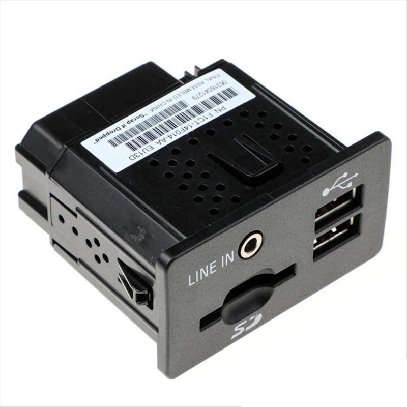 USB-розетка для игрока Автоаксессуары Интерфейс AUX USB-порт со считывателем карт Запчасти для ремонта автомобиля для TRANSIT