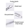 1/3/5 PC Cuticle Pusher Stainless Steel Dead Skin Cuticle Remover Manicure Cleaning Care Tool Professional Manicure Tool