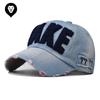 Men's and Women's TAKE Denim Baseball Caps, Washed Large Embroidered Denim Caps, Simple and Versatile Hats