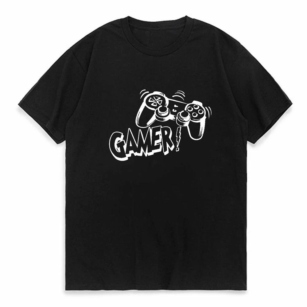 Vintage Funny T Shirt Gamer Gaming Player Humor Tees Tops For Unisex Clothes Casual Graphic T Shirts