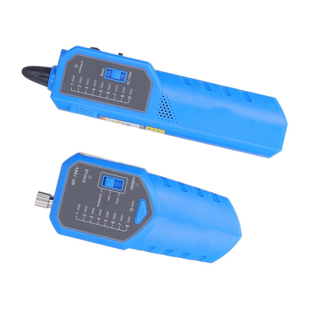 NF‑168V Network Cable Finder 650nm Red Light Anti Interference POE Ethernet CAT5 CAT6 Wire Tracer