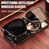 Bluetooth-compatible Smart Sunglasses with Open Ear Audio Voice Control Hands-Free Rechargeable UV-proof Music Glasses Eyewear
