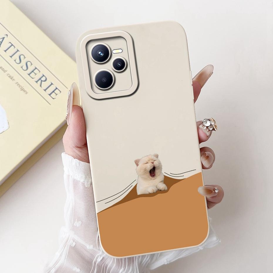 Защитный чехол для объектива для Realme C35, модный узор, мягкая силиконовая задняя крышка для RealmeC35 C 35 4G RMX3511, чехлы для телефона