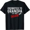 Дизайнерская футболка унисекс «Promotioned Grandpa Again Est 2023»