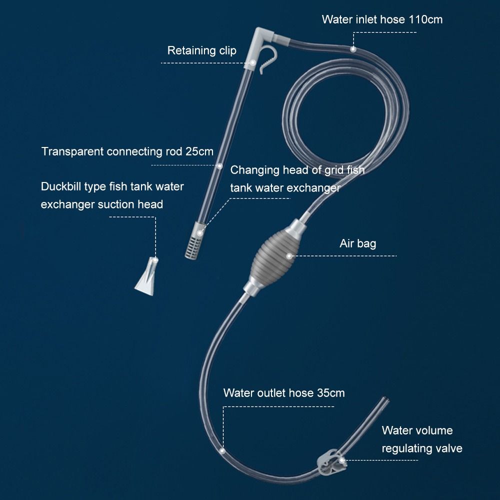 Cleaning Accessories Aquarium Cleaner Fish Tank Water Changer Siphon Hose Water Changer Pump