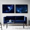 Space Cosmic Planets Canvas Painting Starry Sky Clouds Nebula Wall Art Picture Posters and Prints for Home Decor Modern Mural