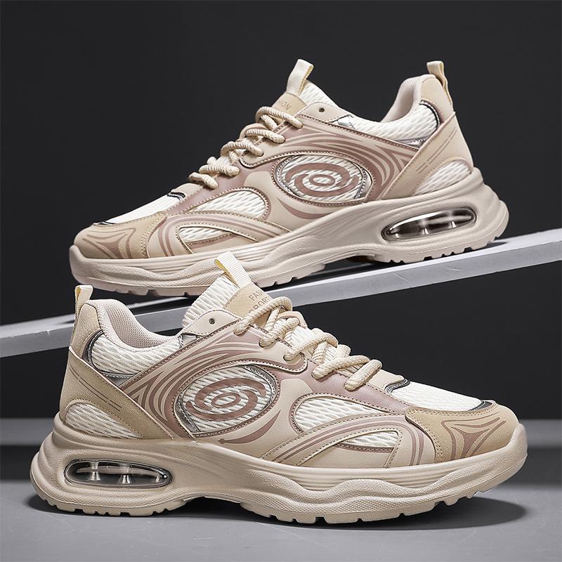 New Mesh Breathable Sports Shoes Breathable Men'S Shoes Soft Sole Shock-Absorbing Casual Running Shoes For Men