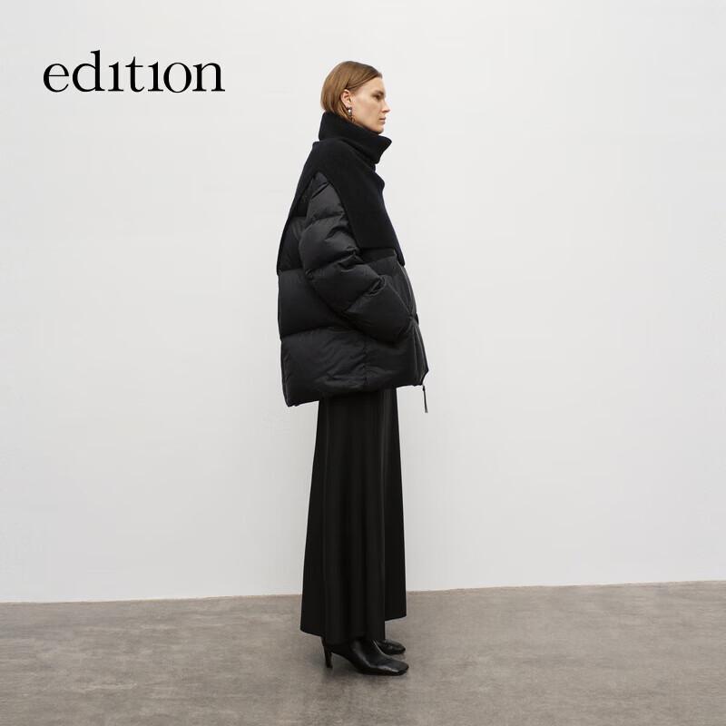 Edition Women's Shawl Collar White Goose Down Jacket