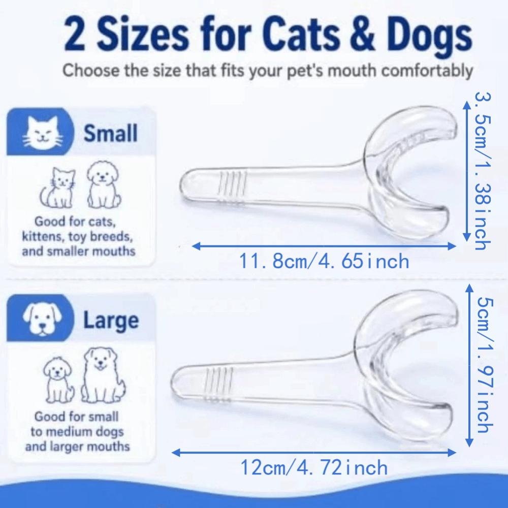 3/4Pcs T-shaped Teeth Cleaning Tools Convenient Pet Tooth Brushing Helper Finger Toothbrush Puppies