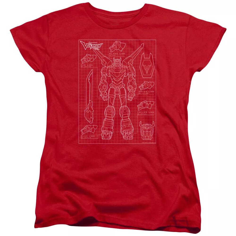 Voltron "Voltron Schematic" Women's T-Shirt Unisex T-Shirt