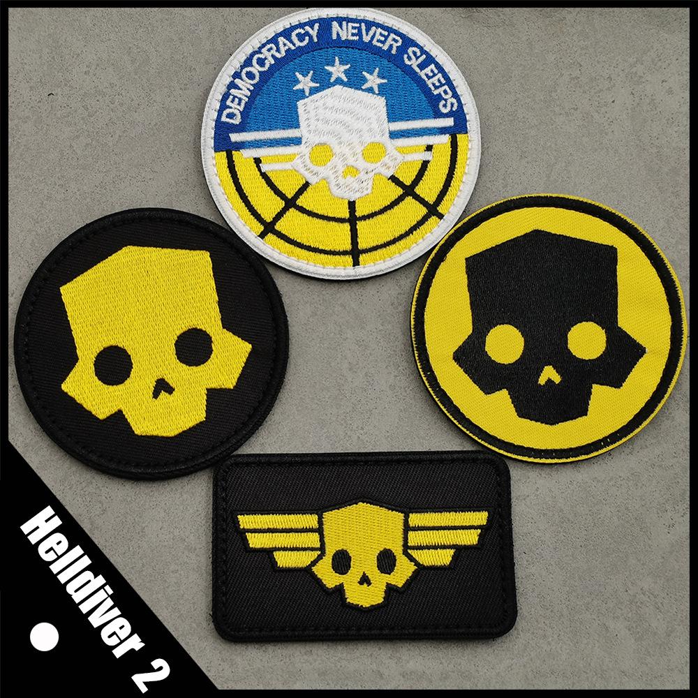 HELL DIVERS 2 Вышитый На липучке Значок-патч Дайвера