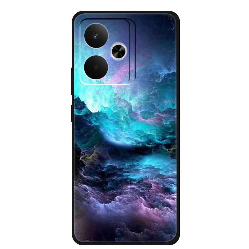 Чехол для телефона Realme GT7 GT 7T 7 T Сумка Черный Силиконовый Мягкий Задний Чехол Для Realme 14 4G 15 Pro Чехлы Coque Защитный Корпус