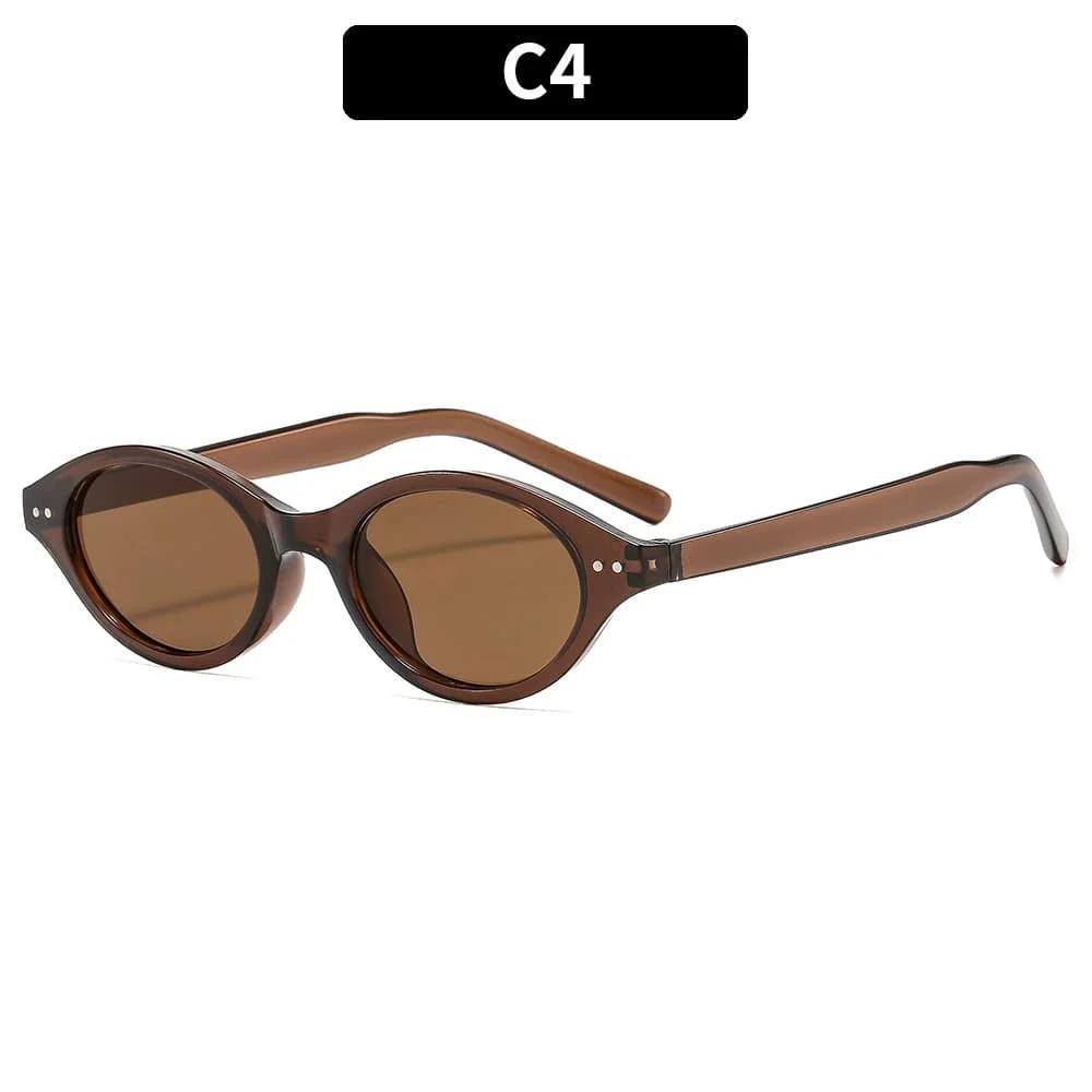 Женские солнцезащитные очки с маленькой оправой, индивидуальные, универсальные, для улицы, вождения, путешествий, УФ-защита, комфортная защита глаз