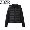 ZA New Arrival Women's Clothing ZR Fashion Wind Export Fashion Minimalist Easiest for Match Winter Heattech Cotton-padded Jacket 4391742