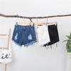 Summer New Wide-leg Denim Shorts Women's High Waist Loose Large Size Ripped and Thin Outer Wear Hot Pants