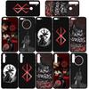 Чехол для iPhone 17 16 15 Xiaomi Poco Redmi Note 14 13 12 11 Pro Max 9 16e Samsung Galaxy S25 S24 S23 OPPO Huawei Berserk Мультяшный Гатс Чехол для телефона