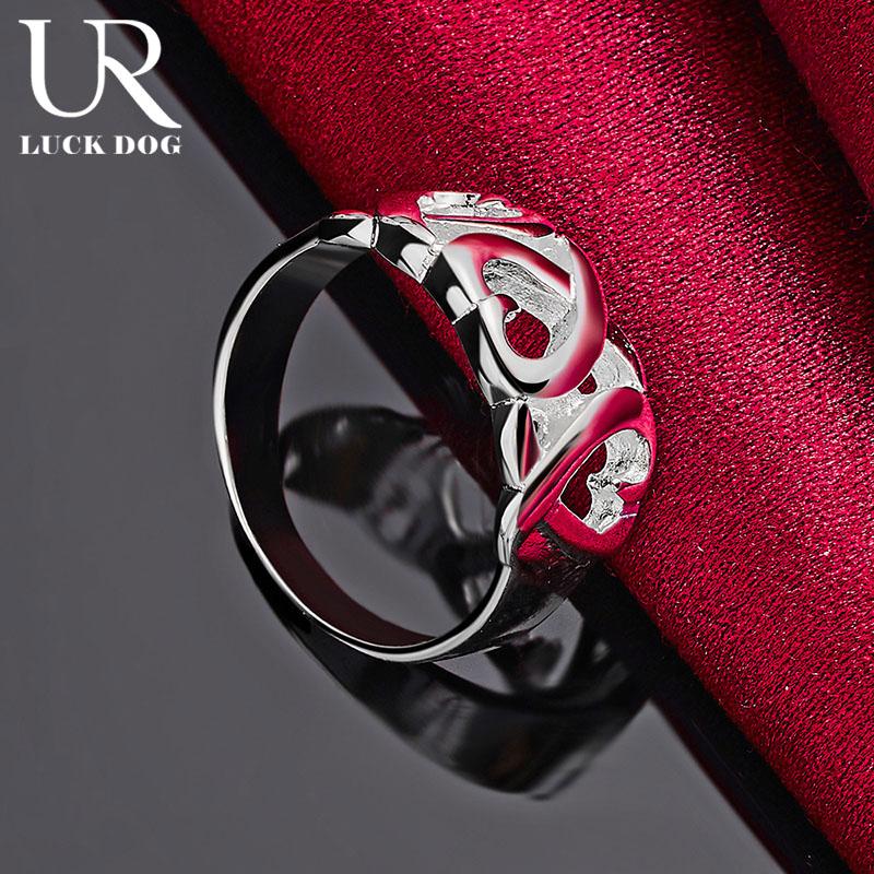 Кольцо-сердце из стерлингового серебра 925 пробы, модные свадебные украшения