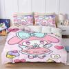 My Melody 3-предметный 1 пододеяльник Один комплект постельного белья Comforte Luxus Изысканный подарок на день рождения Полиэстер Домашний декор