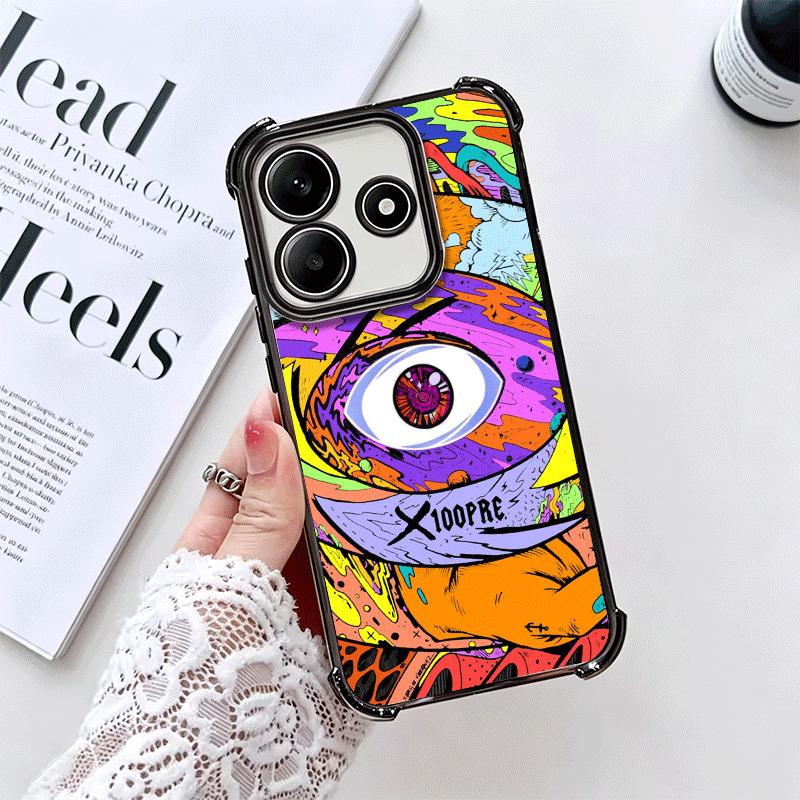 Чехол для телефона Bad Bunny X100pre с покрытием для Xiaomi Redmi Note 14 15 Pro Plus 13 12 11 11S 11T 10 9S 9 5G, противоударный с подушкой безопасности