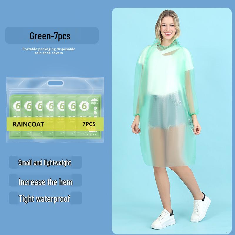 Портативные водонепроницаемые толстые прозрачные одноразовые бахилы - индивидуально упакованы для использования на открытом воздухе