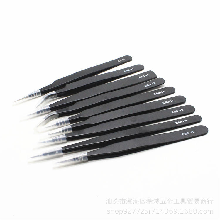 Прецизионный пинцет из нержавеющей стали 1,5 мм для электроники, ресниц и нейл-арта