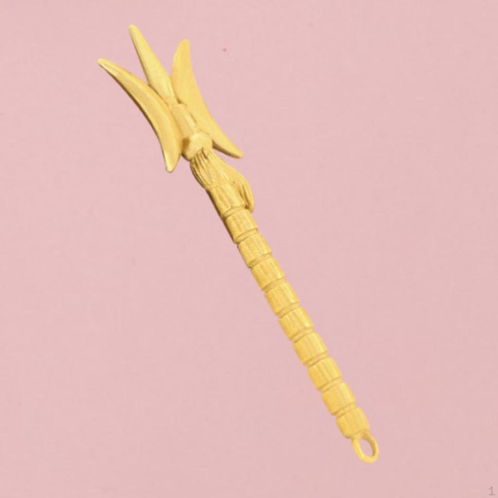 Chinese Ancient Knife Brass Pendant Decor Metal Fittings Statue Ornament