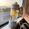 Leak-proof Sports Water Bottle Food Grade Tea Partition Cup Tea-water Separation Cup  School