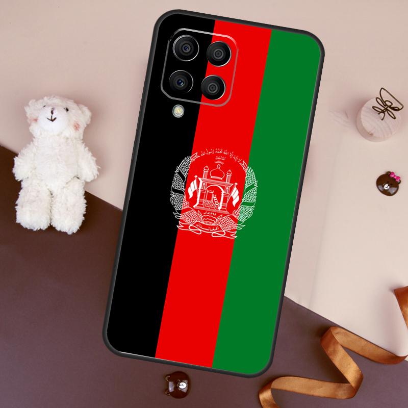 Чехол-баннер с флагом Афганистана для Samsung Galaxy M36 M55 M35 M15 M56 M16 M54 M14 M34 M31 M11 M13 M53 M12 M32 M52 M06