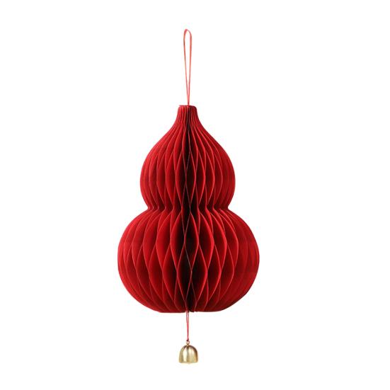 Набор подвесных украшений для рождественской елки Легкая сборка Праздничный подвесной декор 3D украшение из сотовой бумаги