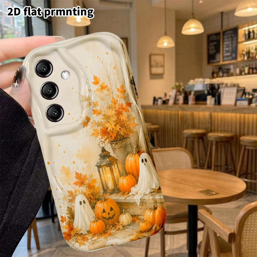 Чехол для телефона: 2D Плоский Защитный Чехол для Samsung Galaxy A34 A35 M05 M06 S20 S22 S21 FE Plus 5G, Осенний Хэллоуин, Рождественский и Хэллоуинский Подарок