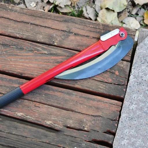 Kosa Sierp Do Podcinania Ręczny Składany Ostrze 40 Cm Ogrodniczy Ręczna Nóż