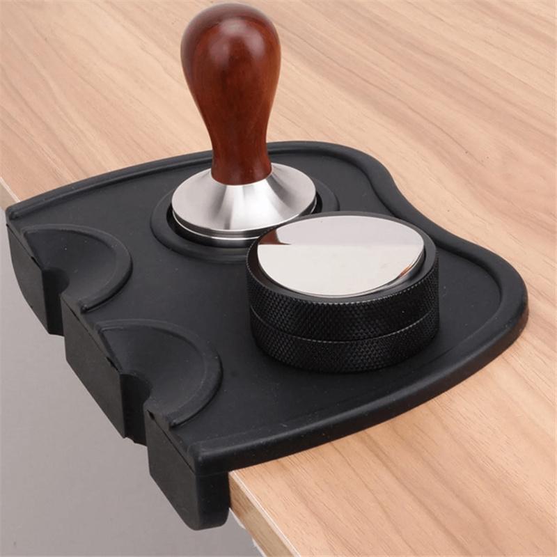 Коврик для темперирования кофе эспрессо силиконовый держатель для темперирования угловой коврик противоскользящий коврик для темперирования кофейная посуда бариста инструменты для трамбования