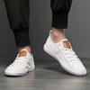 Модные мужские туфли из натуральной кожи, модные дизайнерские повседневные кроссовки, белые, люксовые брендовые туфли, мужские мокасины, мужские кроссовки