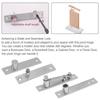 Stainless Steel Invisible Door Hinges Heavy Duty Door Shaft Hidden Axis  Closet