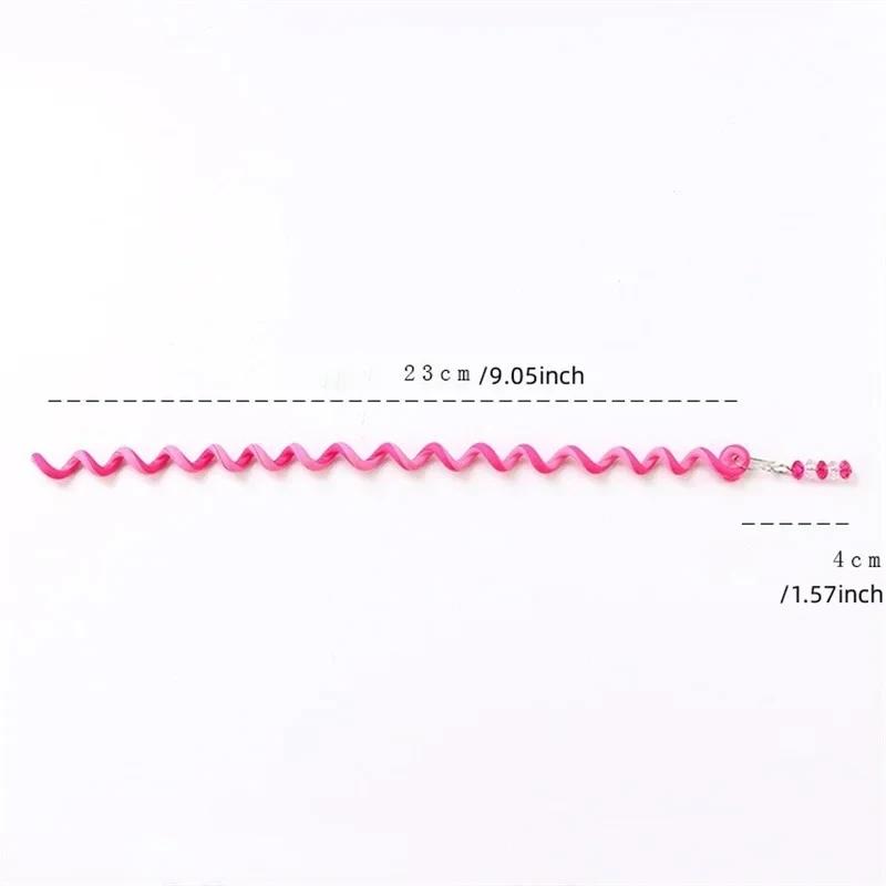 6 шт./лот Радужный цвет Милая девочка Завивка волос Коса Инструменты для укладки волос Бигуди для волос Уход за косой Аксессуар для волос принцессы